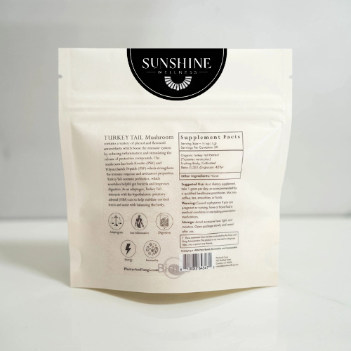 Turkey Tail Mushroom Powder – Organic 1:1 Extract